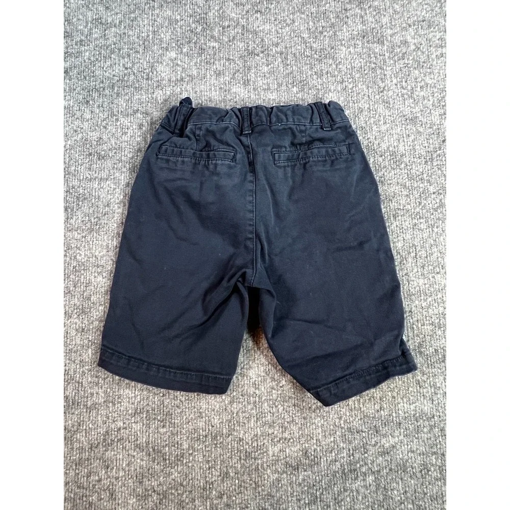 The Children's Place boys 6 navy chino shorts uniform classic prep minimalist